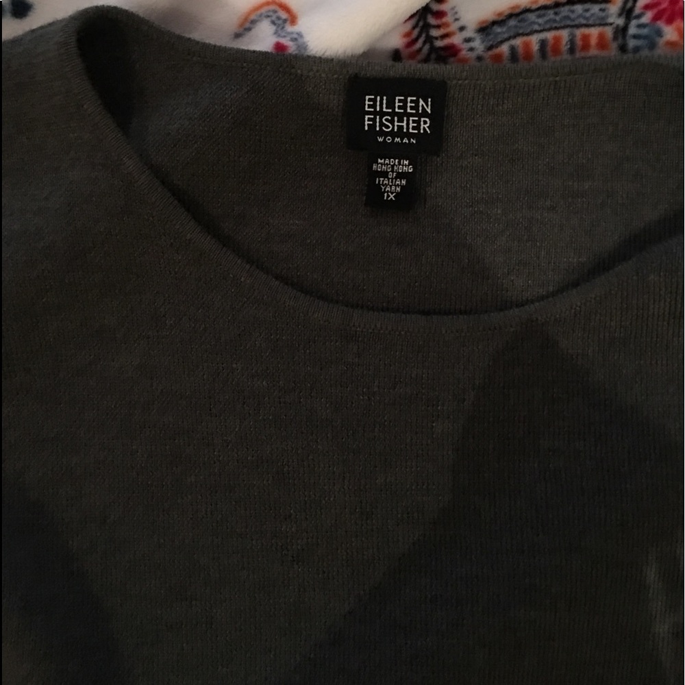 Eileen Fisher Italian Yarn top.